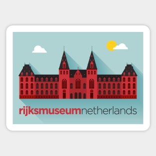 Amsterdam Poster Design Sticker